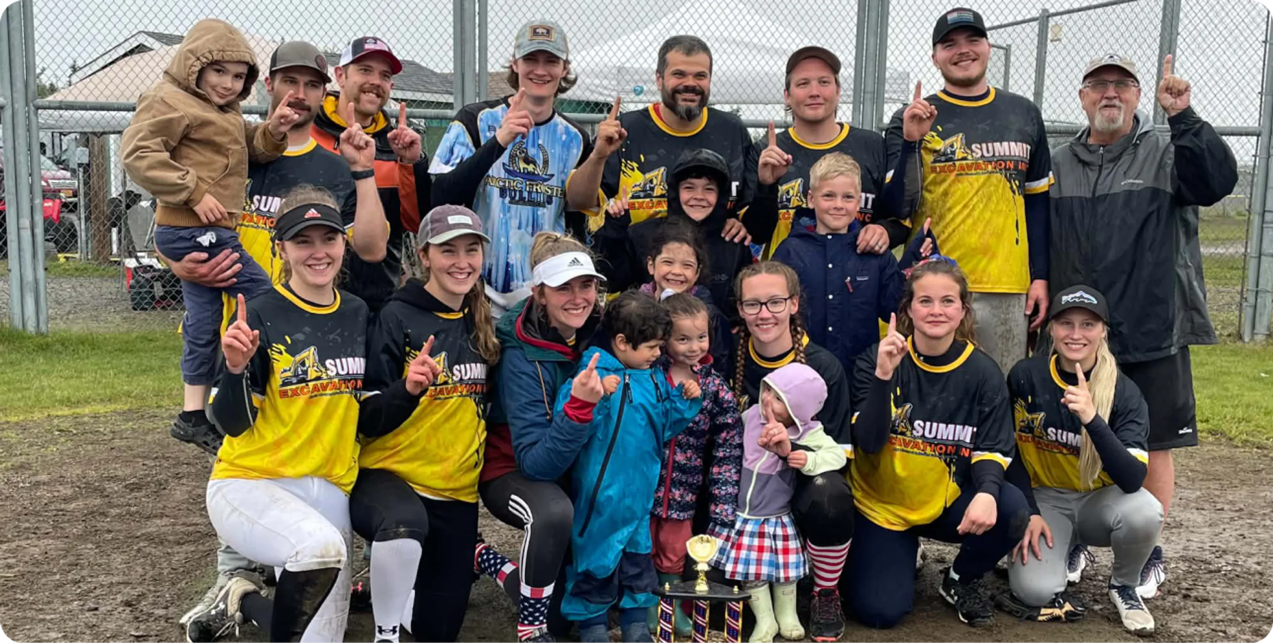 Kenai Softball Association championship team photo