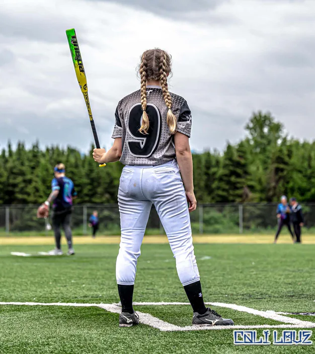 Softball player registration photo